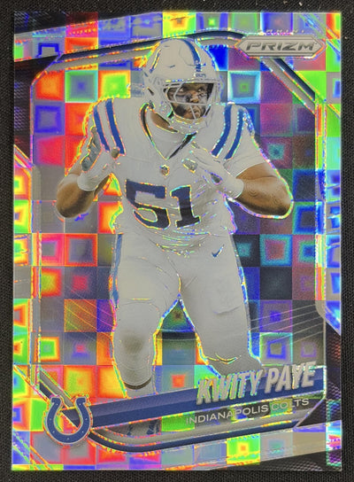 Kwity Paye 2025 Panini Prizm Pandora /400 Colts Sports Trading Card