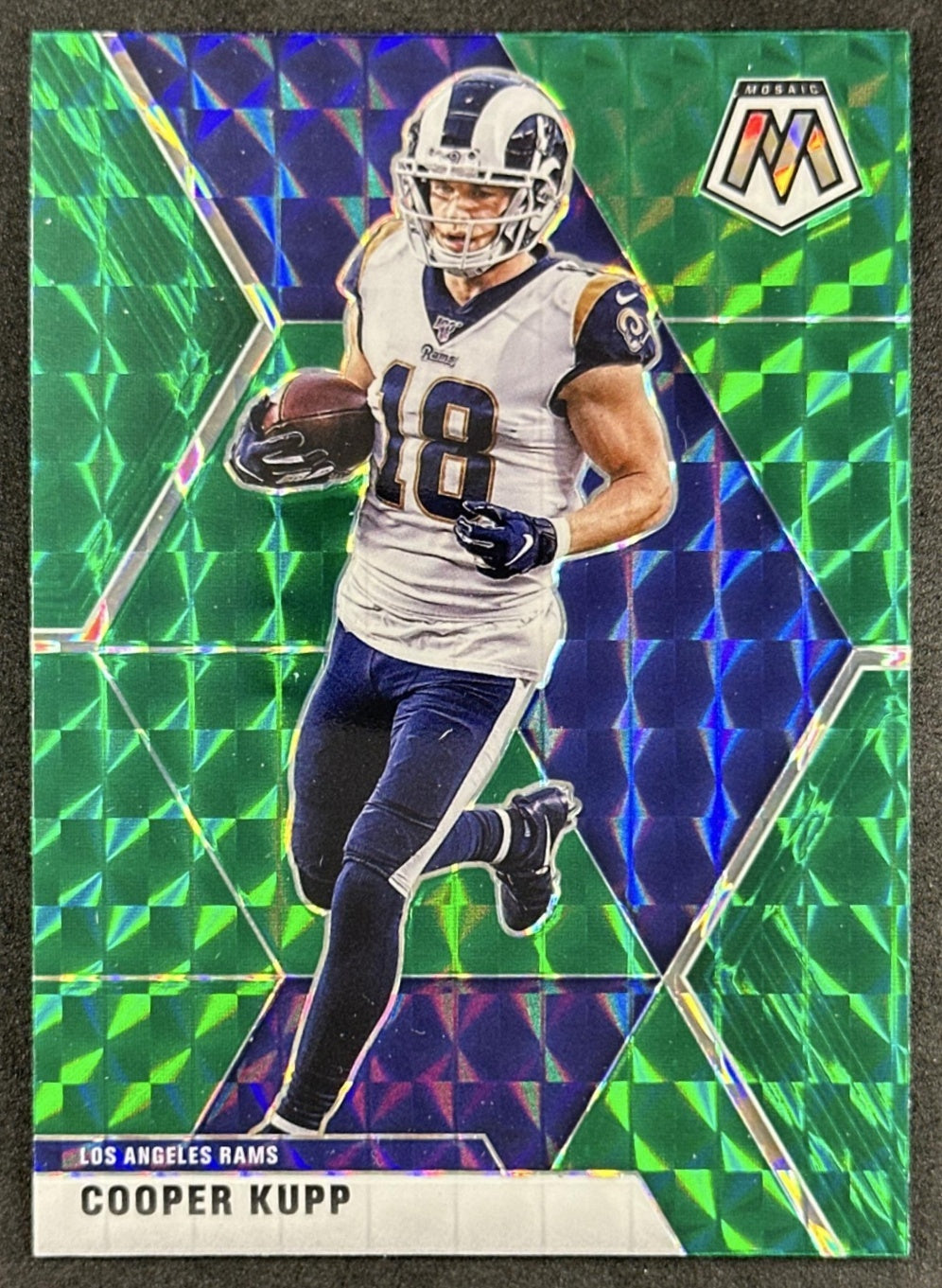 Cooper Kupp 2020 Panini Mosaic Prizm Green Rams Sports Trading Cards