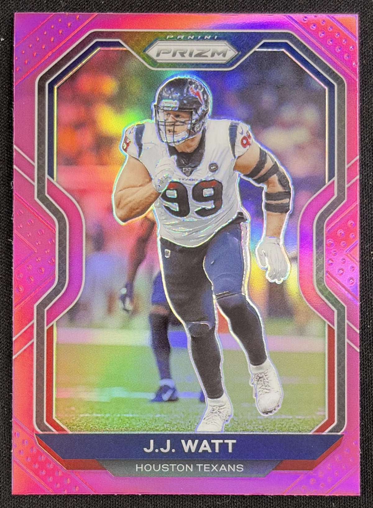 J.J. Watt 2020 Panini Prizm Pink Texans Sports Trading Card