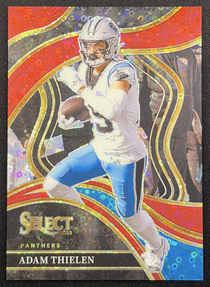 Adam Thielen 2023 Panini Select Disco Red Prizms /49 Panthers