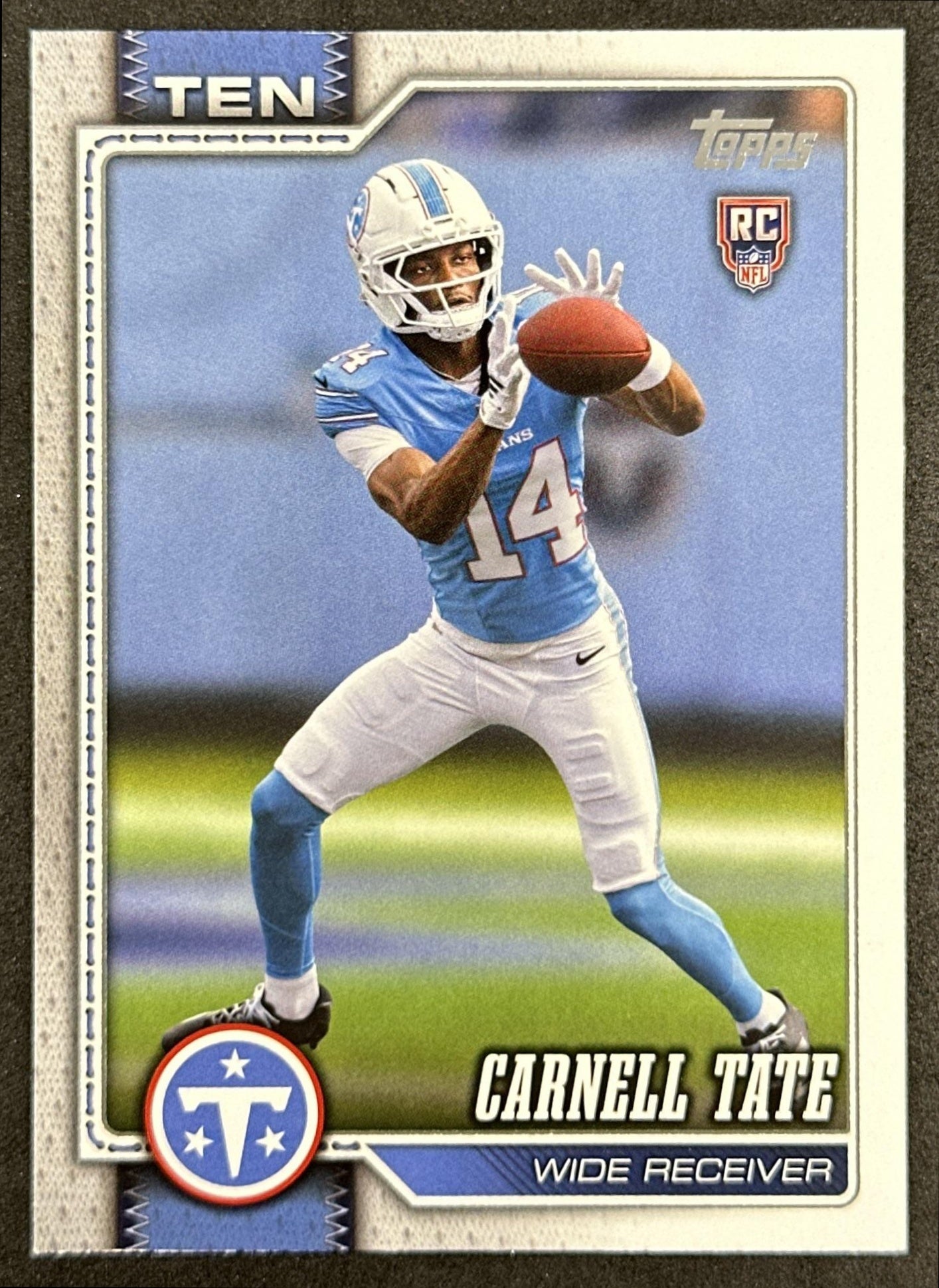 Carnell Tate 2026 Topps Flagship Rookie Titans Sports Trading Card
