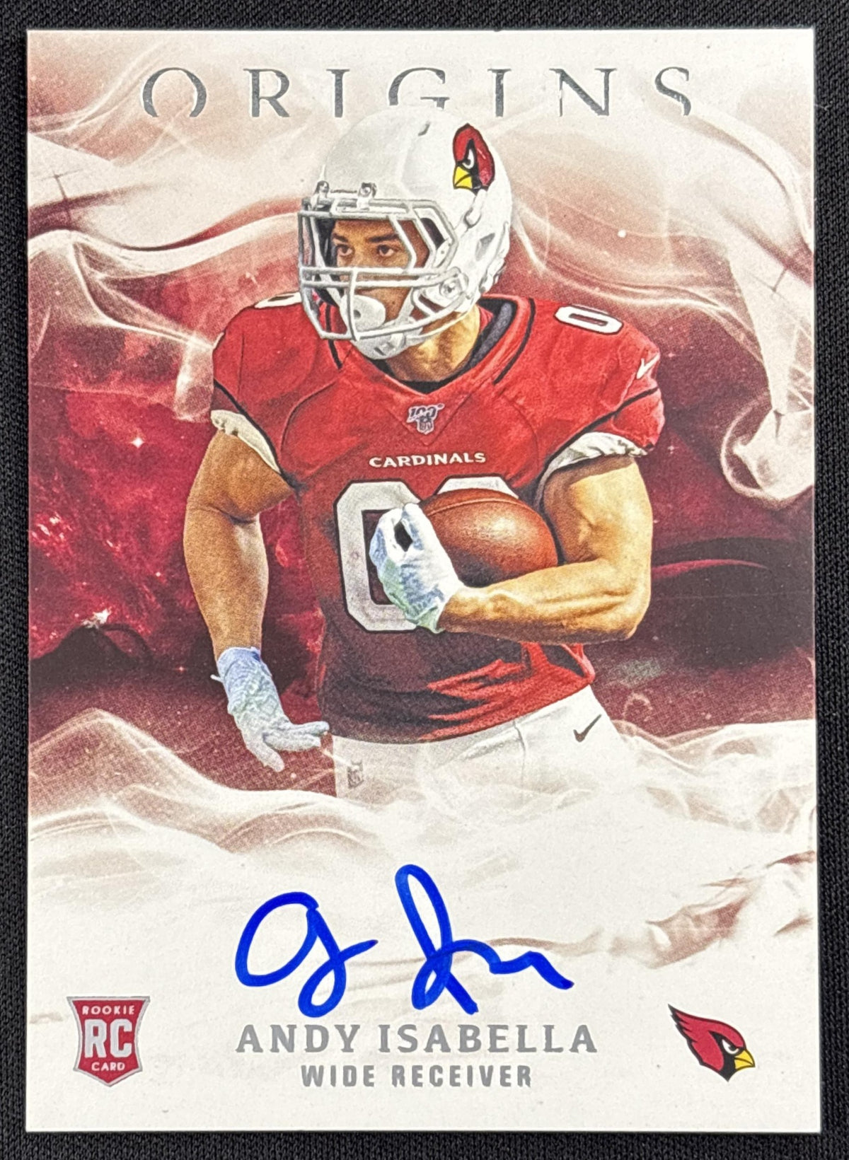 Andy Isabella 2019 Panini Origins Rookie Auto Arizona Cardinals