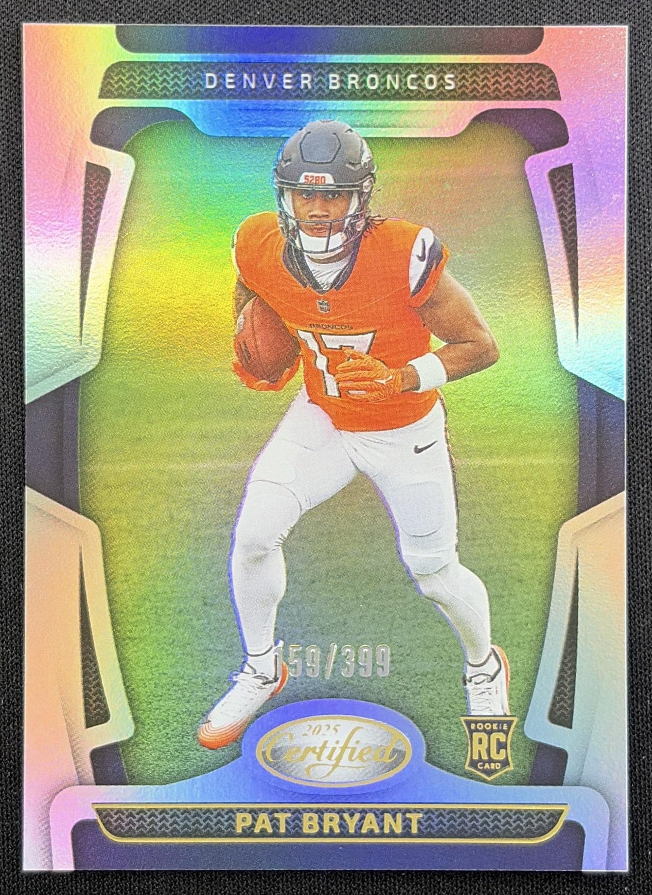 Pat Bryant 2025 Panini Certified Rookies Mirror /399 Broncos Denver Broncos