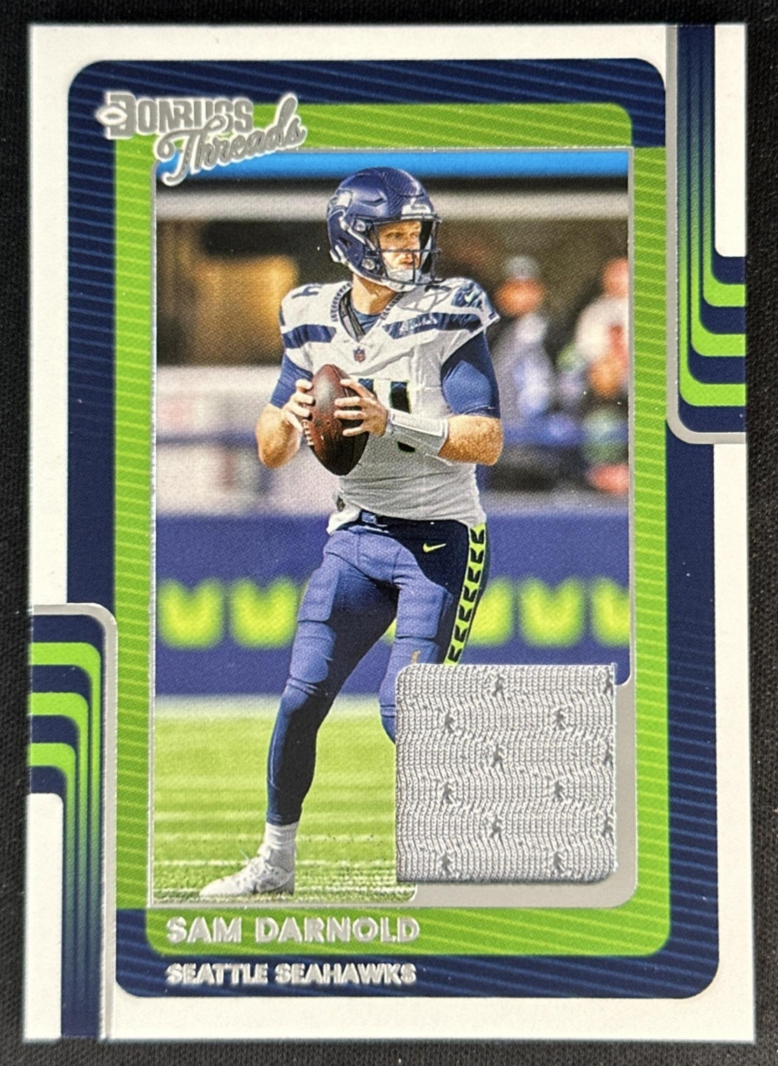 Sam Darnold 2025 Panini Donruss Threads Seahawks