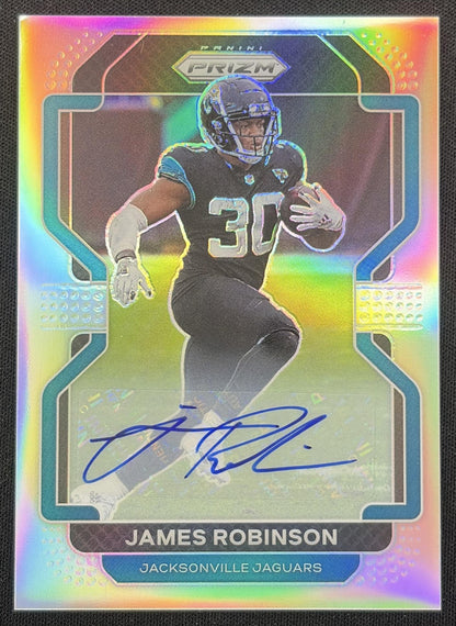 James Robinson 2021 Panini Prizm Auto Silver Jaguars