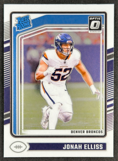 Jonah Elliss 2024 Donruss Optic Rated Rookie Broncos Default Title Football