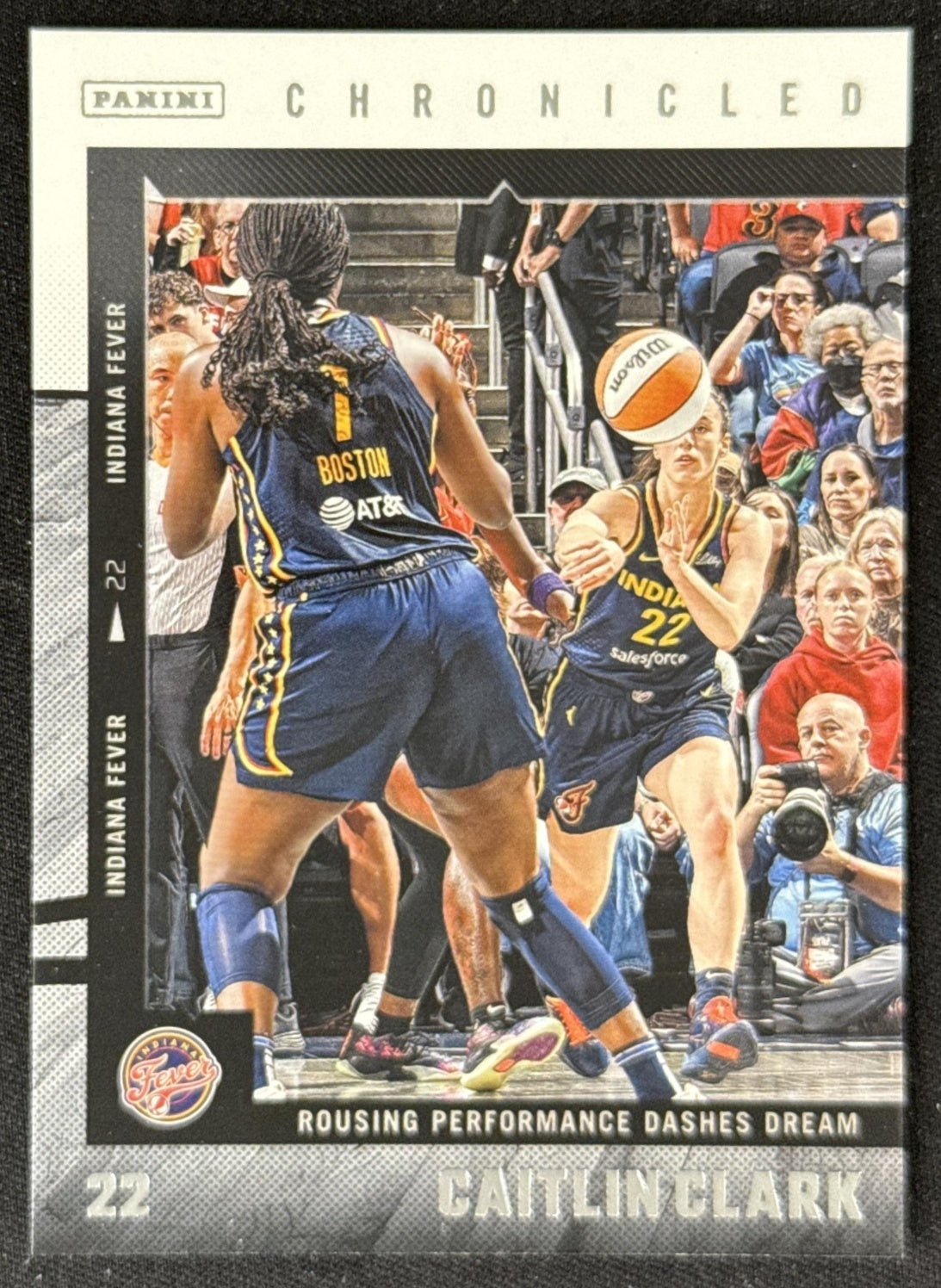 Caitlin Clark 2025 Panini Chronicled WNBA Fever 38 Sports Trading Card