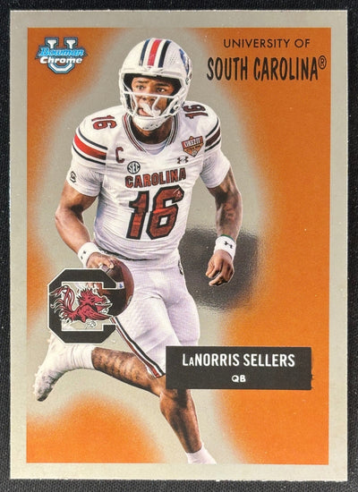 LaNorris Sellers 2025 Chrome University 1955 Bowman Gamecocks Football