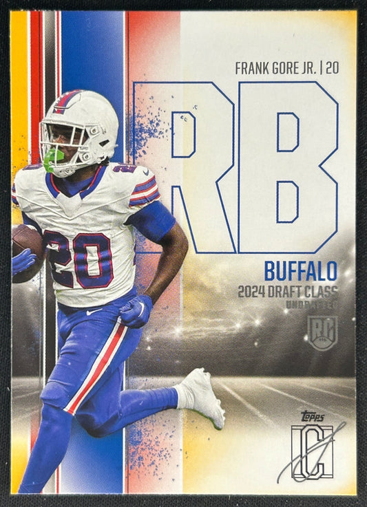 Frank Gore Jr. 2024 Topps Signature Class Red & Yellow Bills Sports Trading Cards
