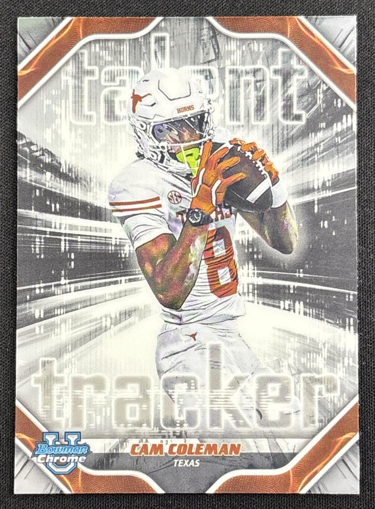 Cam Coleman 2026 Bowman Talent Tracker Longhorns