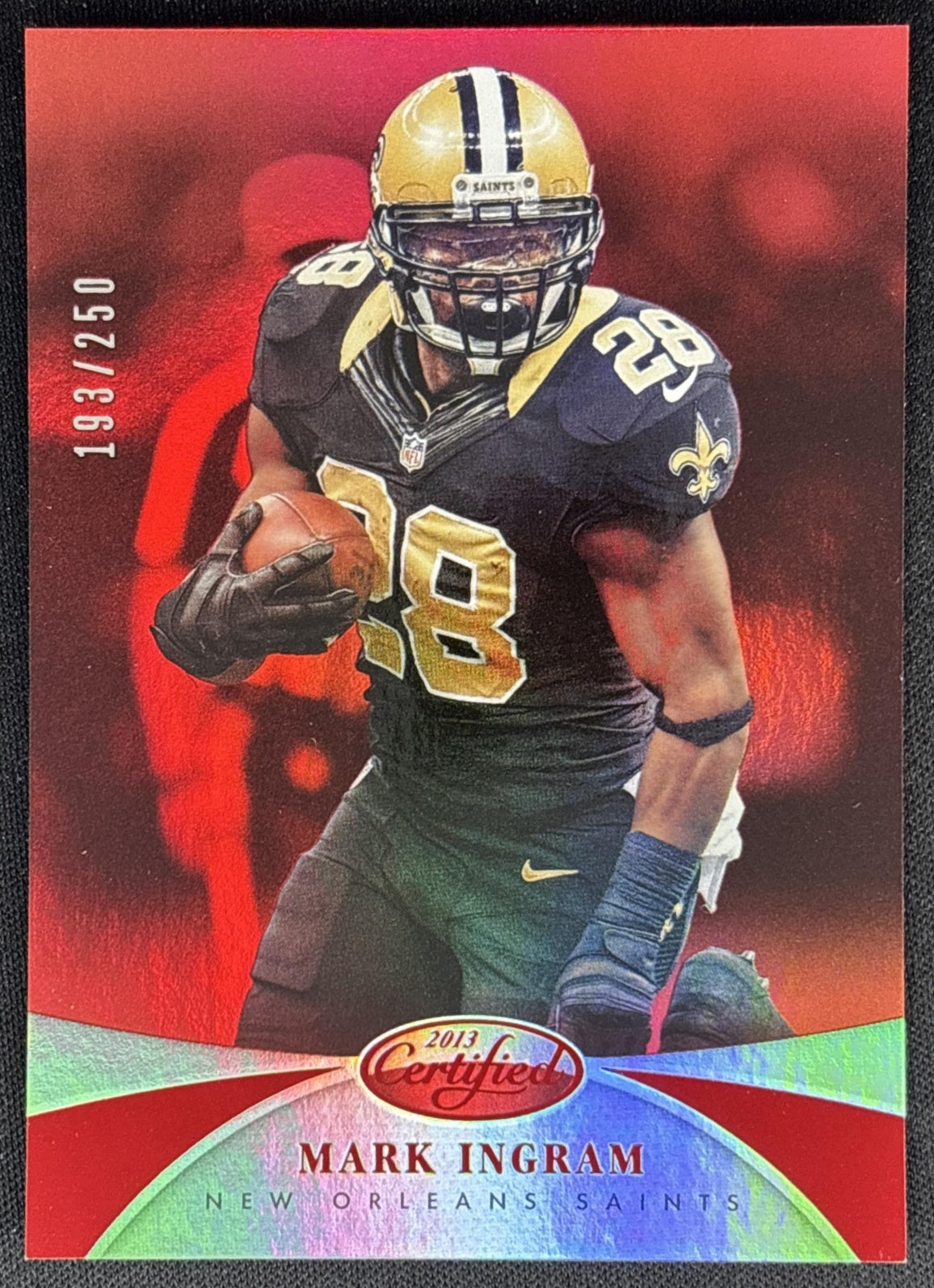 Mark Ingram 2013 Panini Certified Mirror Red /250 Saints front