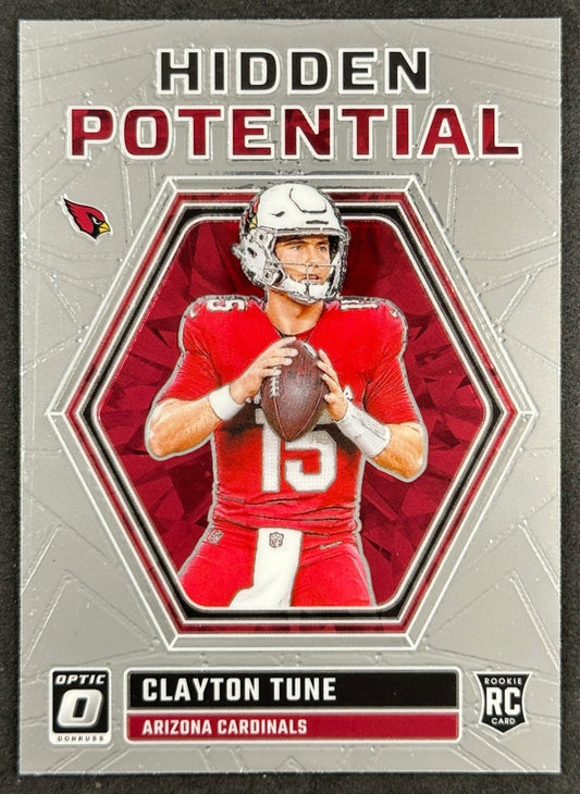 Clayton Tune 2023 Donruss Optic Hidden Potential Cardinals - Front