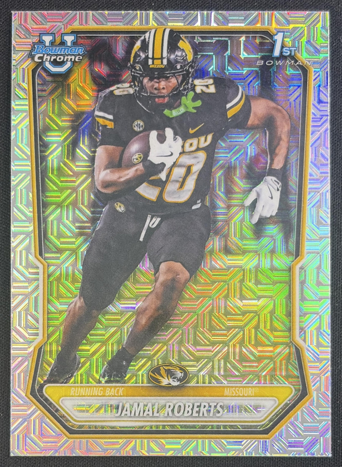 Jamal Roberts 2026 Bowman Chrome Prospects Mojo Refractor Tigers