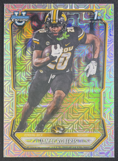 Jamal Roberts 2026 Bowman Chrome Prospects Mojo Refractor Tigers