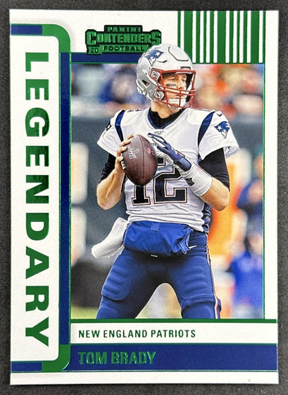 Tom Brady 2022 Panini Green Contenders Legendary Patriots