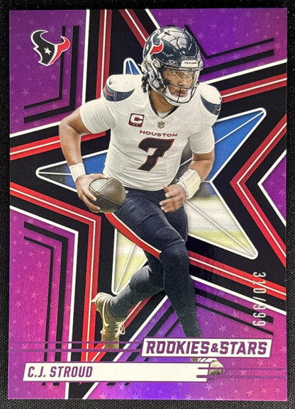 C.J. Stroud 2025 Panini Rookies & Stars Purple /999