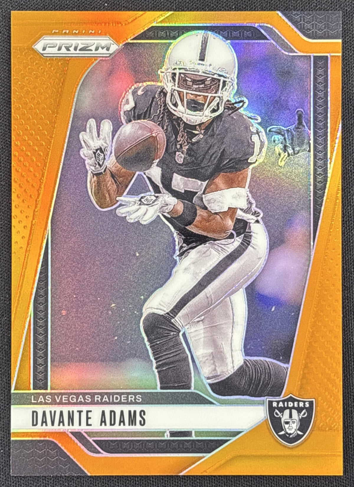Davante Adams 2024 Panini Prizm Orange /249 Raiders