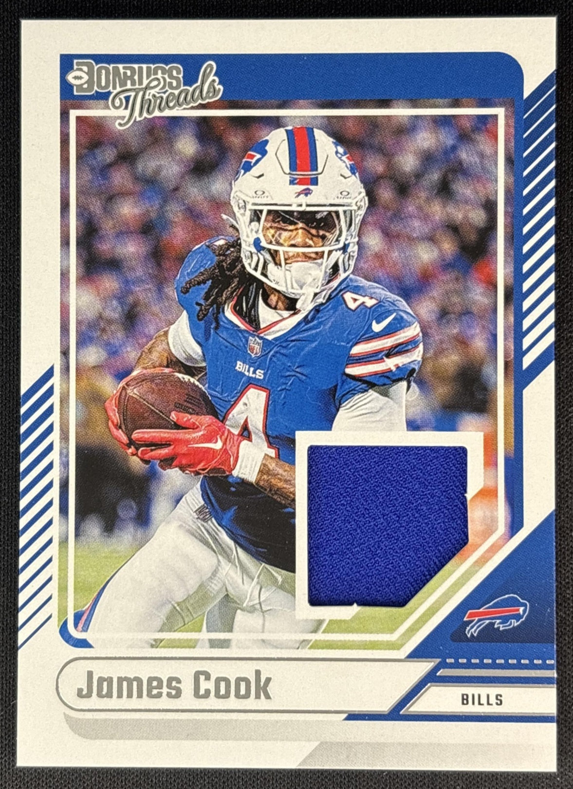 James Cook 2024 Panini Donruss Threads Bills
