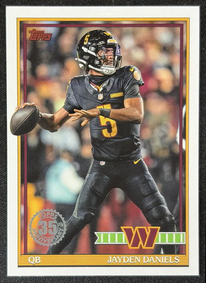Jayden Daniels 2026 Topps 1991 Commanders front