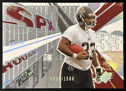 Justin Griffith 2003 SPx /1500 Falcons front