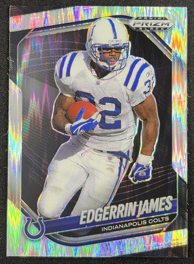 Edgerrin James 2025 Panini Prizm Black Skewed /249 Colts Sports Trading Card