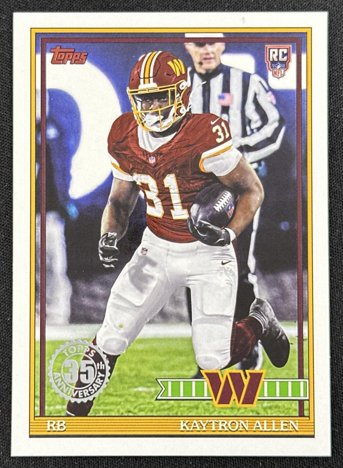 Kaytron Allen 2026 Topps Flagship 1991 Rookie Commanders