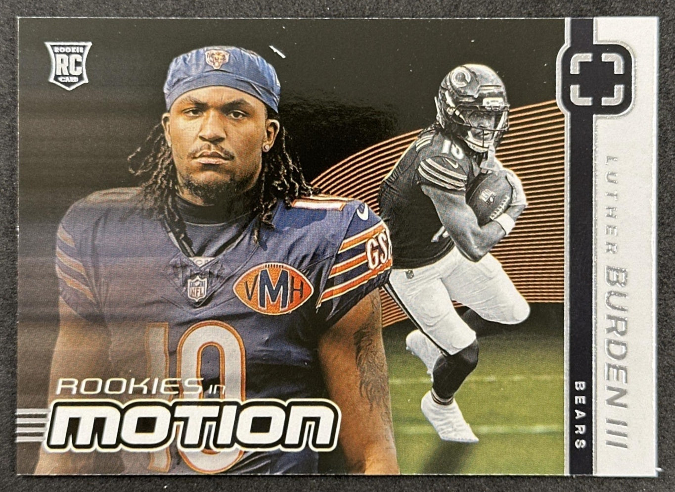 Luther Burden III 2025 Panini PhotoGenic Rookies In Motion Bears Default Title Sports Trading Cards