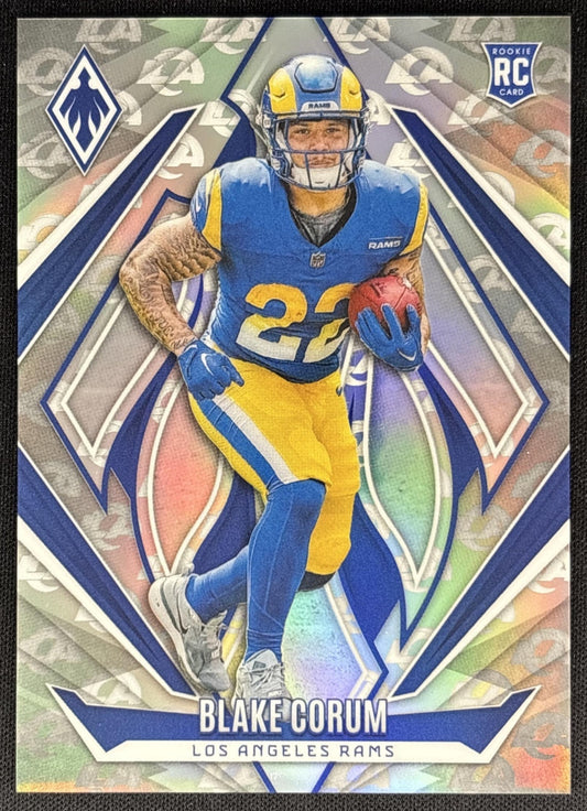 Blake Corum 2024 Panini Phoenix Team Logos /299 Rams Sports Trading Cards