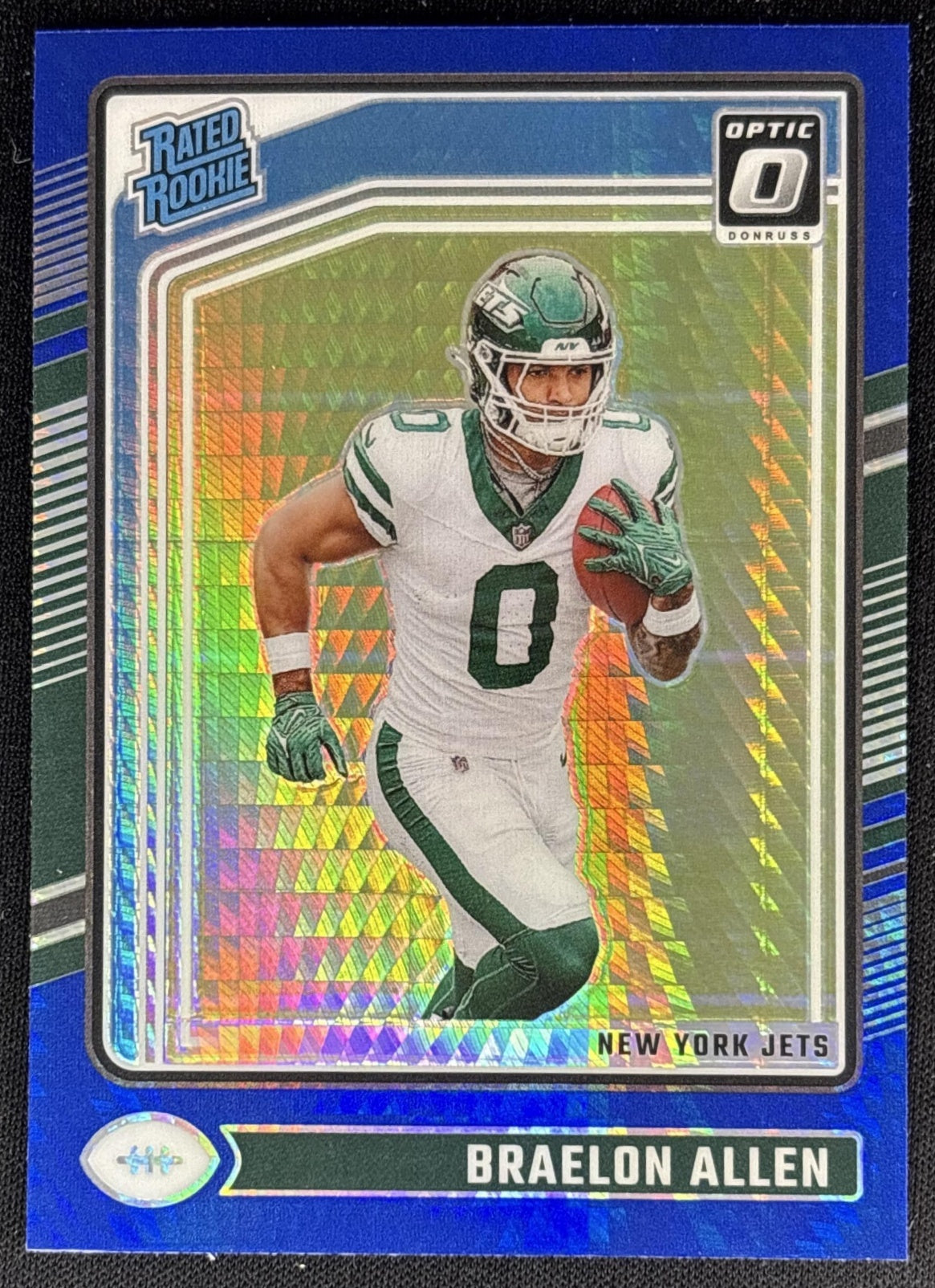 Braelon Allen 2024 Panini Donruss Optic Blue Hyper