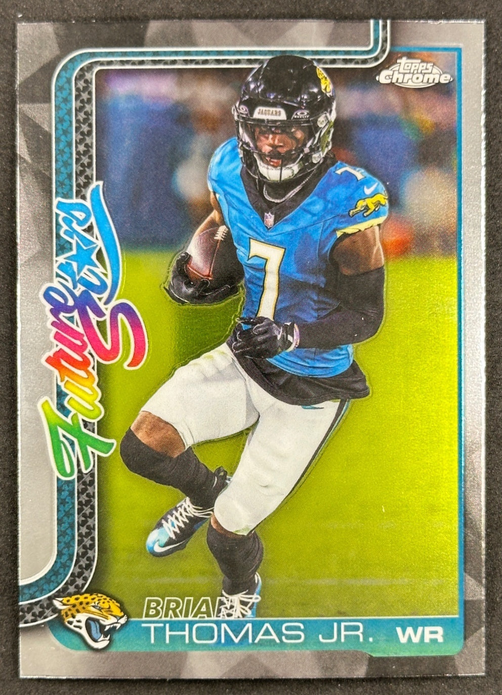 Brian Thomas Jr. 2025 Topps Chrome Future Stars Jaguars Sports Trading Cards