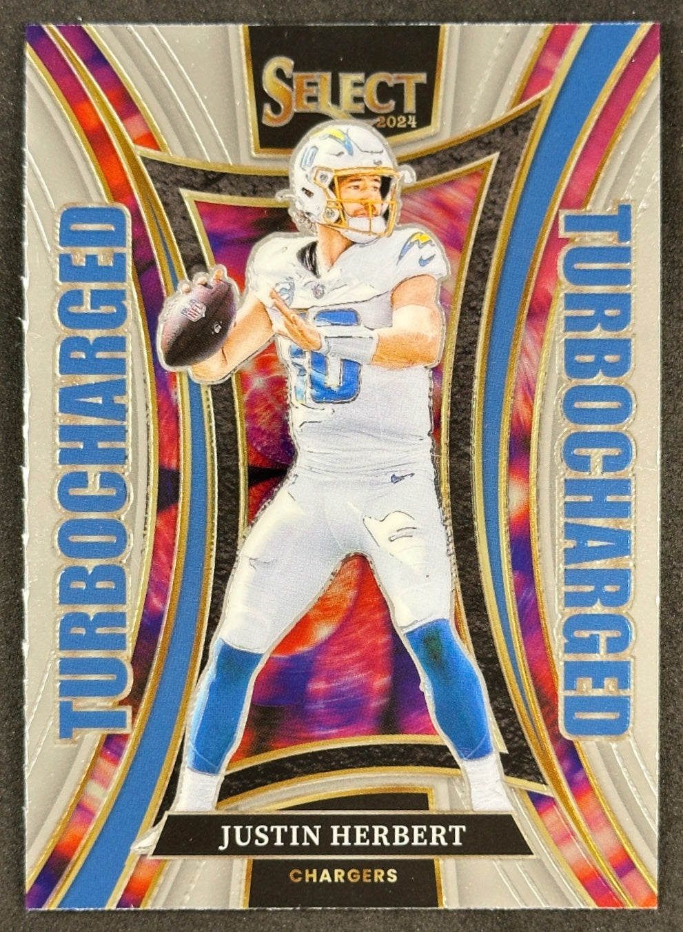 Justin Herbert 2024 Select Turbocharged Chargers Football Card