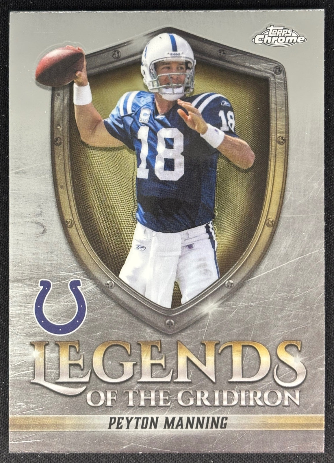 Peyton Manning 2025 Chrome Legends of the Gridiron Colts Sports Trading Cards