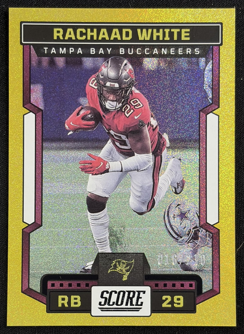 Rachaad White 2023 Panini Score Dots Gold /210 Buccaneers