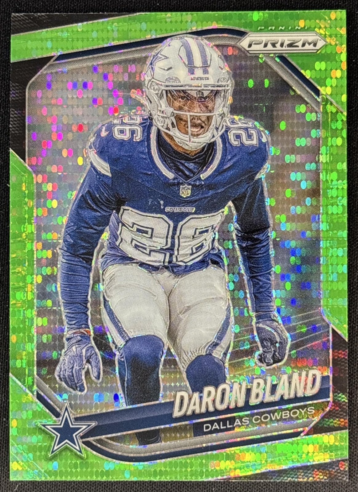 DaRon Bland 2025 Panini Prizm Neon Green Pulsar