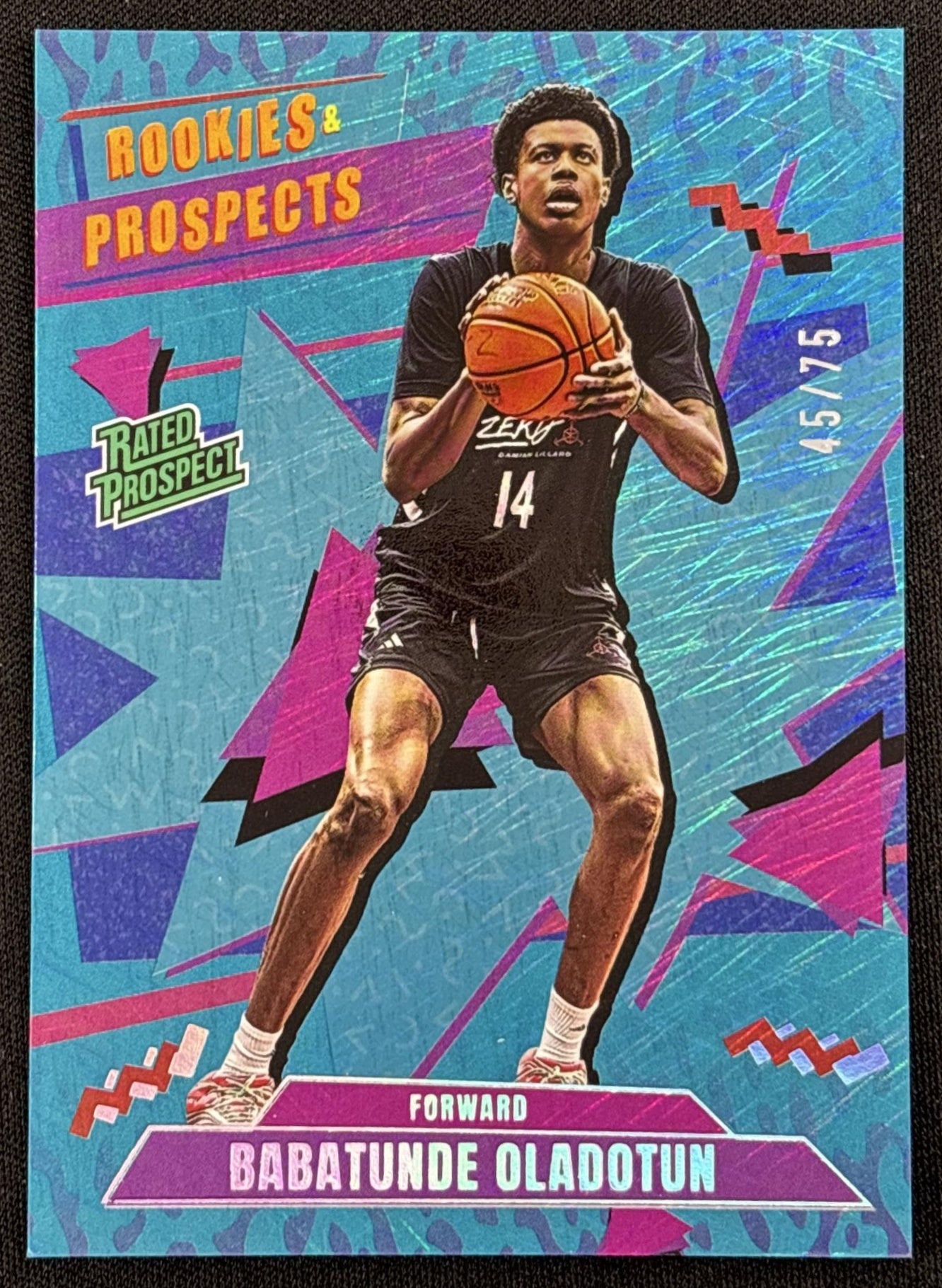Babatunde Oladotun 2026 Panini 90s Pop Culture Teal /75