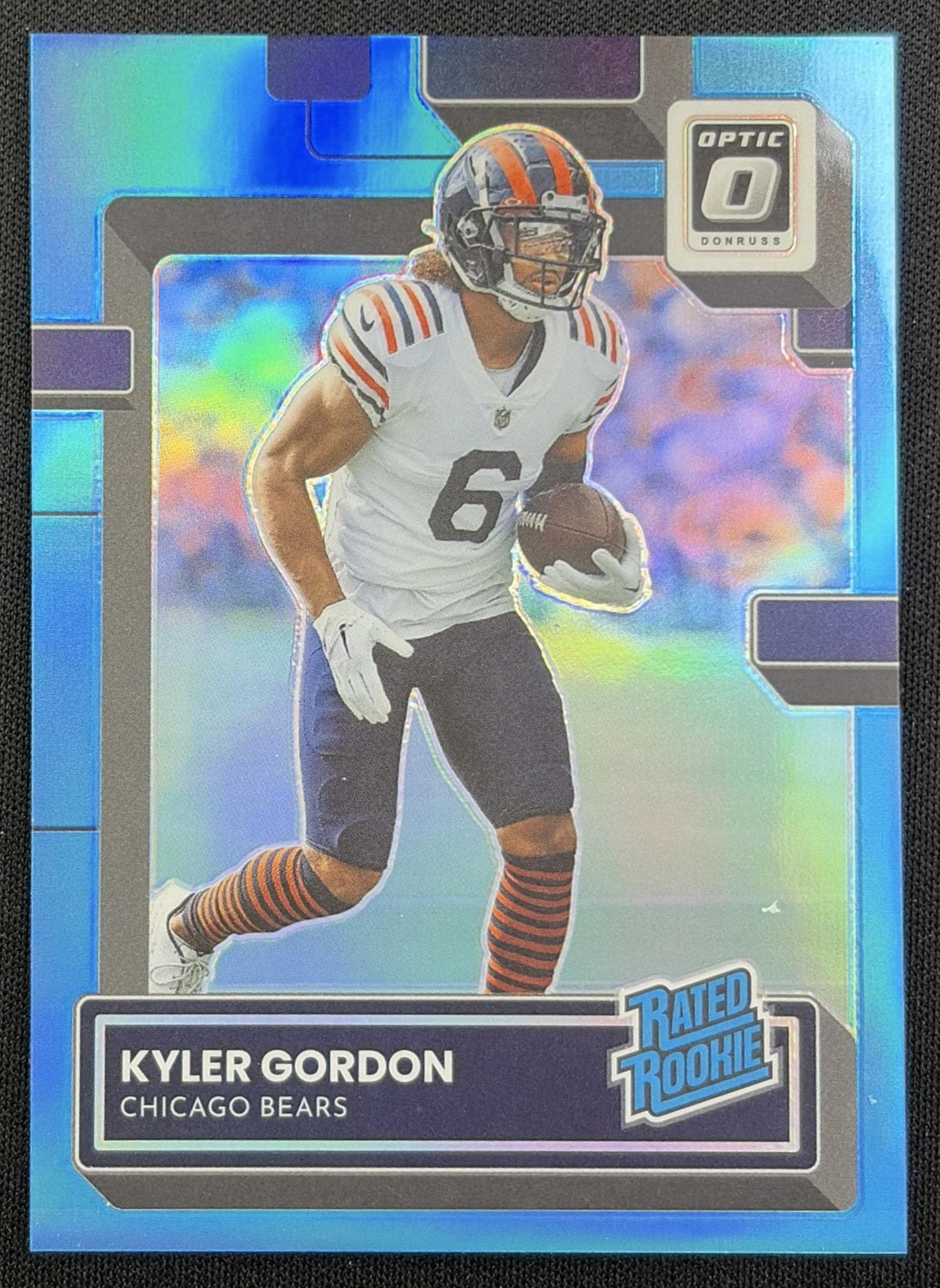Kyler Gordon 2022 Panini Donruss Optic Aqua /299 Bears