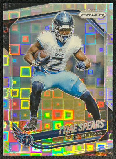 Tyjae Spears 2025 Panini Prizm Pandora /400 Titans Sports Trading Cards
