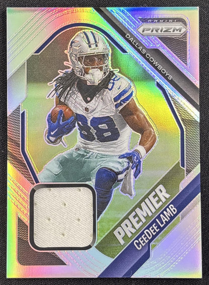 CeeDee Lamb 2025 Panini Prizm Premier Jerseys Cowboys