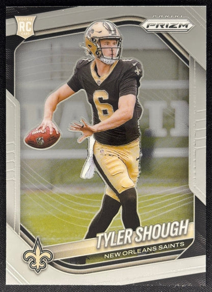 Tyler Shough 2025 Prizm Saints Sports Trading Card