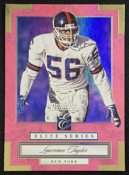 Lawrence Taylor 2026 Panini Donruss Elite Series Pink Giants