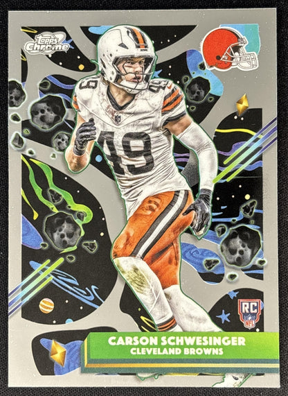 Carson Schwesinger 2025 Topps Cosmic Chrome Browns