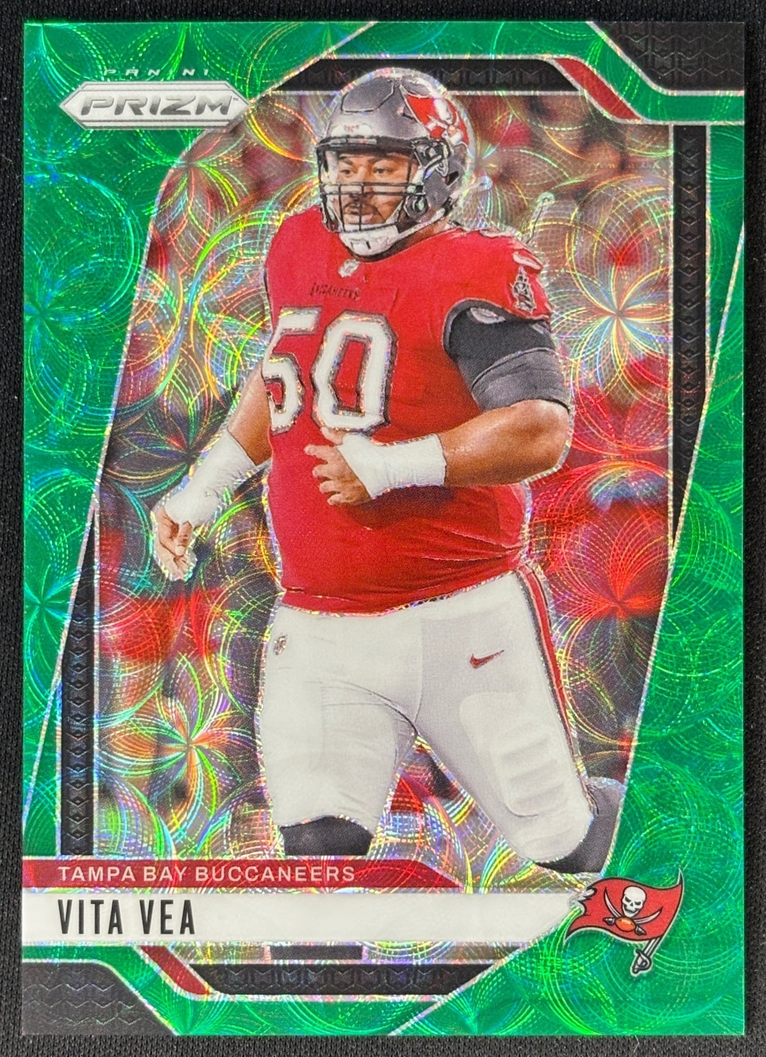 Vita Vea 2024 Prizm Green Scope /75 Buccaneers - Front | Wayne Collection
