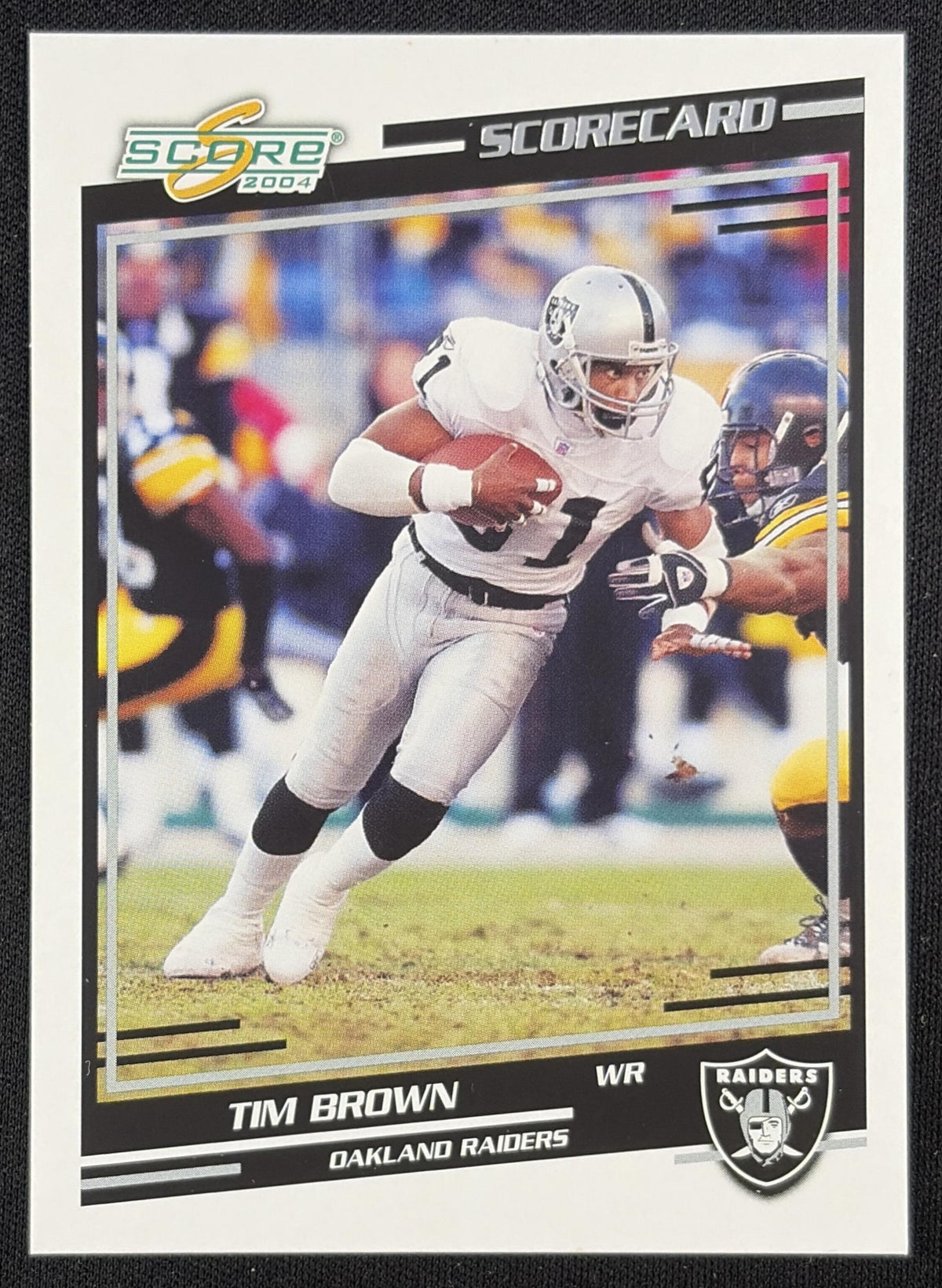 Tim Brown 2004 Score Scorecard /625 Raiders