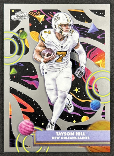 Taysom Hill 2025 Topps Cosmic Chrome Saints Sports Trading Cards