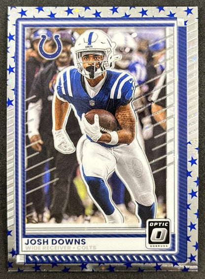 Josh Downs 2025 Panini Donruss Optic Stars Prizm Colts Default Title Sports Trading Cards