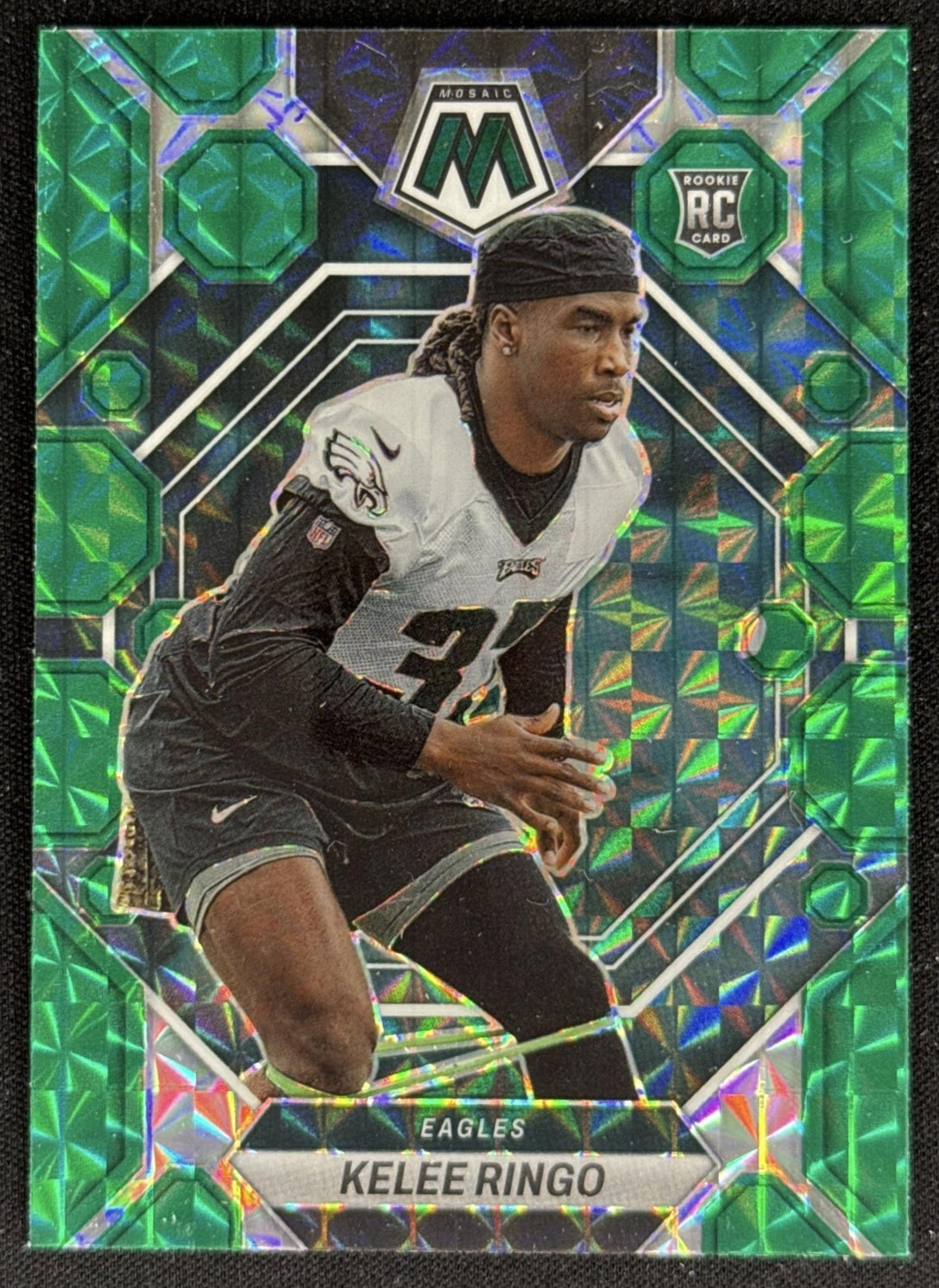 Kelee Ringo 2023 Panini Mosaic Green Mosaic Eagles Default Title Sports Trading Card