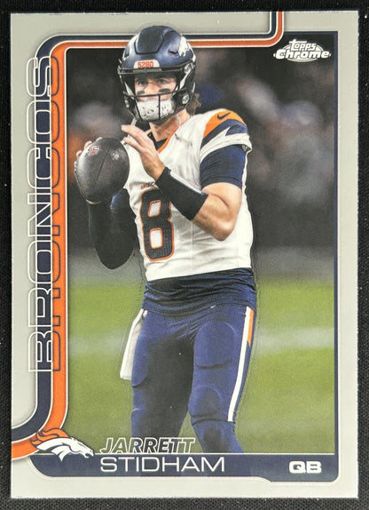 Jarrett Stidham 2025 Topps Chrome Broncos Default Title