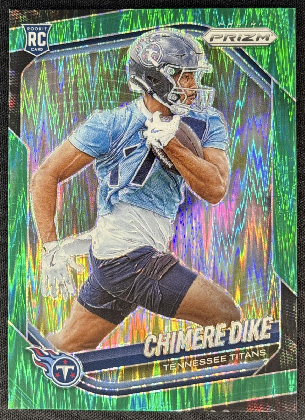 Chimere Dike 2025 Panini Prizm Green Flash Titans