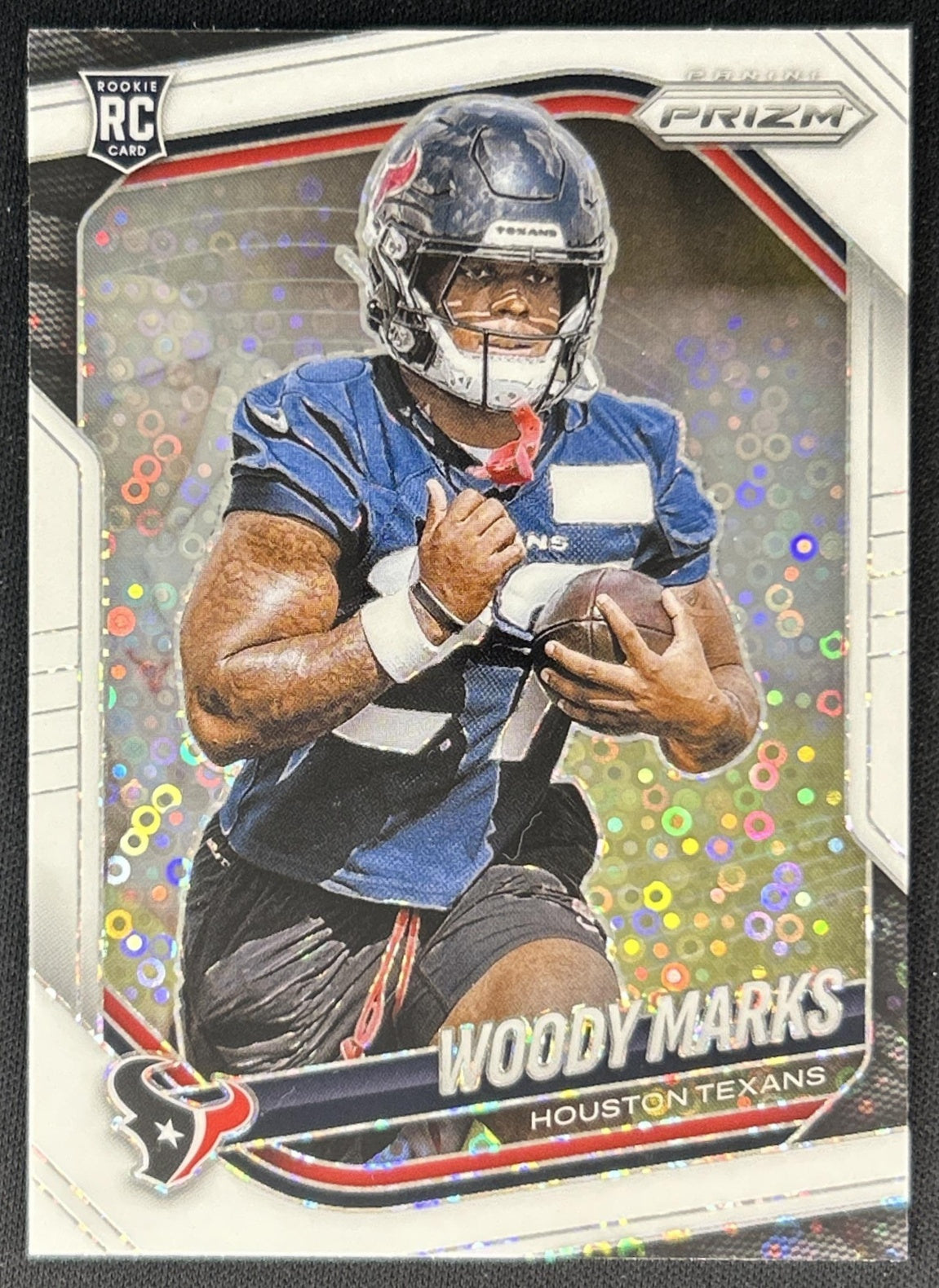 Woody Marks 2025 Panini Prizm White Disco Texans