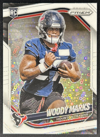 Woody Marks 2025 Panini Prizm White Disco Texans